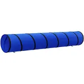 vidaXL Hondentunnel Ø 50x300 cm polyester blauw