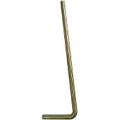 Wiesbaden Vloerbuis 75x22 cm geborsteld messing goud