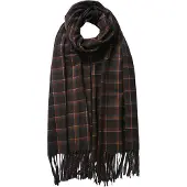 Juleeze Wintersjaal Dames 70x180 cm Bruin Polyester Ruit