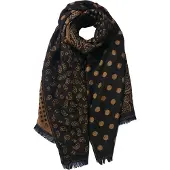 Juleeze Wintersjaal Dames 65x190 cm Bruin Acryl