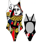 Turbo Queen Of Hearts Swimsuit Veelkleurig M Vrouw
