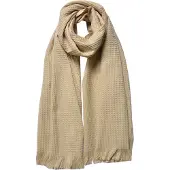 Juleeze Wintersjaal Dames 50x180 cm Beige Acryl