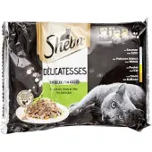 Sheba 6x delicatesses in gelei Mix Selectie 4x 85g
