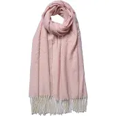 Juleeze Wintersjaal Dames 68x180 cm Roze Polyester