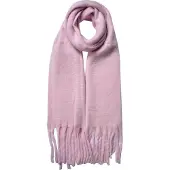 Juleeze Wintersjaal Dames 38x200 cm Roze Acryl