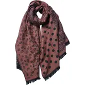 Juleeze Wintersjaal Dames 65x190 cm Roze Acryl
