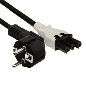 Plenty 1765-20 Prolink - Schuko CEE 7/7 kabel | Zwart | 2 meter