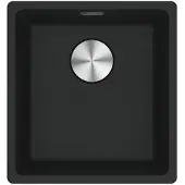 Franke Maris MRG 110-37 spoelbak 40x40cm onderbouw mat zwart