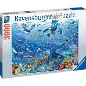 Ravensburger puzzel Kleurrijke onderwaterwereld 3000 stukjes |