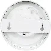 PRIOS LED-plafondlamp Edwina , dimbaar, wit / opaal, Badkamer, Aluminium, Modern, LED plafondlamp