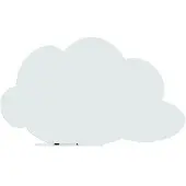 Rocada Skin whiteboard - Denkwolk - Wit - 100x150 cm