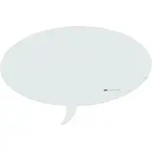 Rocada Skin whiteboard - Tekstballon - Wit - 100x150 cm