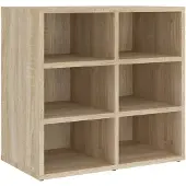 vidaXL Schoenenkast 52,5x30x50 cm sonoma eikenkleurig