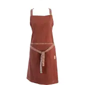 Laura Ashley Kitchen Linen Collectables Schort - Kookschort - Oxblood Rood Daniela - 78x85cm