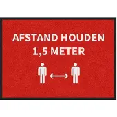 Mountville Deurmat 'Afstand houden' anderhalve meter - 60x85 cm