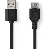 Nedis USB-Kabel | USB-A Male | USB-A Female | 480 Mbps | 2 m | 50 stuks - CCGT60010BK20 CCGT60010BK20