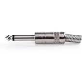 Nedis 6.35 mm jack plug | M | (Mono, Metaal)