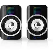 Nedis Gaming Speaker | 2.0 | 3,5 mm Male | 30 W | 1 stuks - GSPR20020BK GSPR20020BK