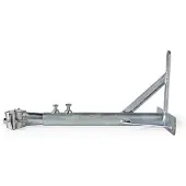 Nedis uitschuifbare mastklem voor satellietschotel (max. 660mm) | klemdiameter 32-42 mm | zilver
