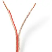 Nedis Speaker-Kabel | 2x 1.5 mm² | CCA | 25 m | Transparant | 1 stuks - CAGW1500TR250 CAGW1500TR250