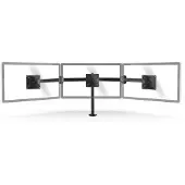 Nedis bureaubeugel voor 3 monitoren tot 24 inch / full motion / zwart
