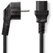 Nedis CEGT10000BK20 Stromkabel Schwarz 2 m IEC 320 C13-Koppler