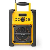 Nedis FM-Radio | Bouwradio | FM / Netvoeding | Digitaal | 15 W | 1 stuks - RDFM3100YW