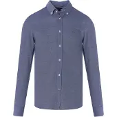 Tommy Hilfiger Slim fit vrijetijdsoverhemd in gemêleerde look