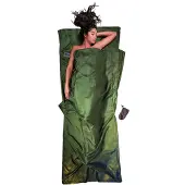 Cocoon - Lakenzak - Soie Rectangulaire Dark Olive Green voor Unisex - Kaki
