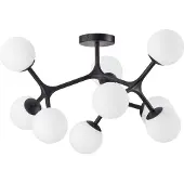 Stars of Light Design Plafondlamp Maragall 9 Lichts Zwart