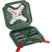 Bosch Accesorios X-Line 2607010610 Boor- en bitassortiment 54-delig Metaal, Steen, Beton, Hout, Metselwerk