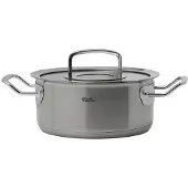 Fissler Kookpan Original Profi Collection Laag met RVS Glasdeksel 20 cm