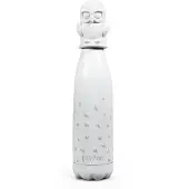 Half Moon Bay Harry Potter - Hedwig - Metalen Drinkfles met 3D Deksel - Wit - 500ml