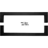 HDD pro HDD Deurtrekker Cubica 20x300mm zwart glazen deur (Paar)
