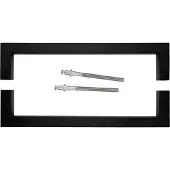 HDD pro HDD Deurtrekker Cubica 20x300mm zwart deurdikte >3cm (Paar)