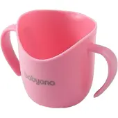 Babyono FLOW Serie - Ergonomische Trainingsbeker - Pink - Handvatten - 6m+