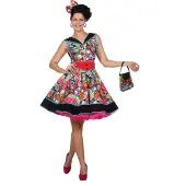 Coppens Pop-Art - 100% Polyester - Carnavalskleding s grote maten | Maat 52 +