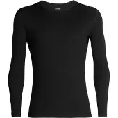 Icebreaker - Thermokleding - Pack M Merino 260 Tech LS Crewe Black voor Unisex van Wol