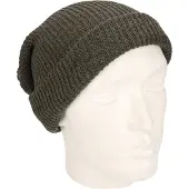 Myrtle beach Basic beanie muts lang grijs voor heren