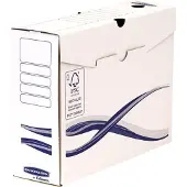 BANKERS BOX archiefdoos Basic - 100mm - A4 - 10pk - FSC gecertificeerd - Zuurvrij