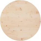 vidaXL Tafelblad Ø80x2,5 cm massief grenenhout