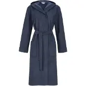 Ringella Blauwe uniseks badjas capuchon - Blauw - Maat - L