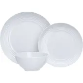 Flamefield melamineset non-slip wit - 12-delige set - Kunststof- & melamineservies