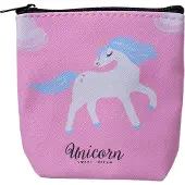 Juleeze Portemonnee 11x11 cm Roze Polyurethaan Eenhoorn