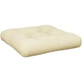 vidaXL Palletkussen 60x61,5x10 cm stof crèmekleurig