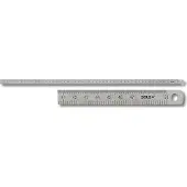 Sola Buigbare lineaal 1000x13x0,5mm LSS1000, RVS, dubbelzijdige maatverdeling mm/cm - 56103701 - 56103701