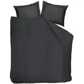 Beddinghouse Dekbedovertrek Shine Anthracite Satijn-140 x 200 / 220 cm | 1-Persoons