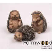 Farmwood Animals Tuinbeeld Egel 12cm