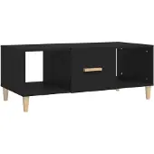 vidaXL Salontafel, zwart, 102x50x40 cm, houtvezel