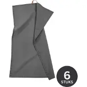 Tiseco Keukendoek Home Studio Myrna Charcoal (Set van 3) - 50 x 70 cm